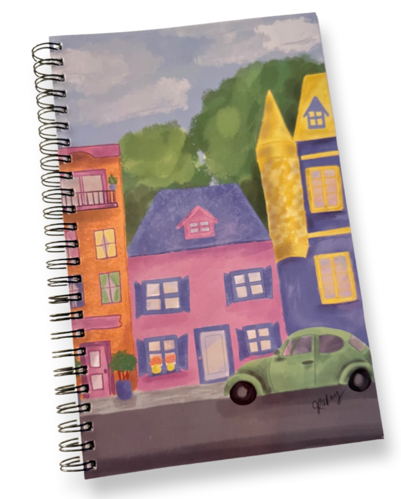 Carnet de notes «Coccinelle verte»