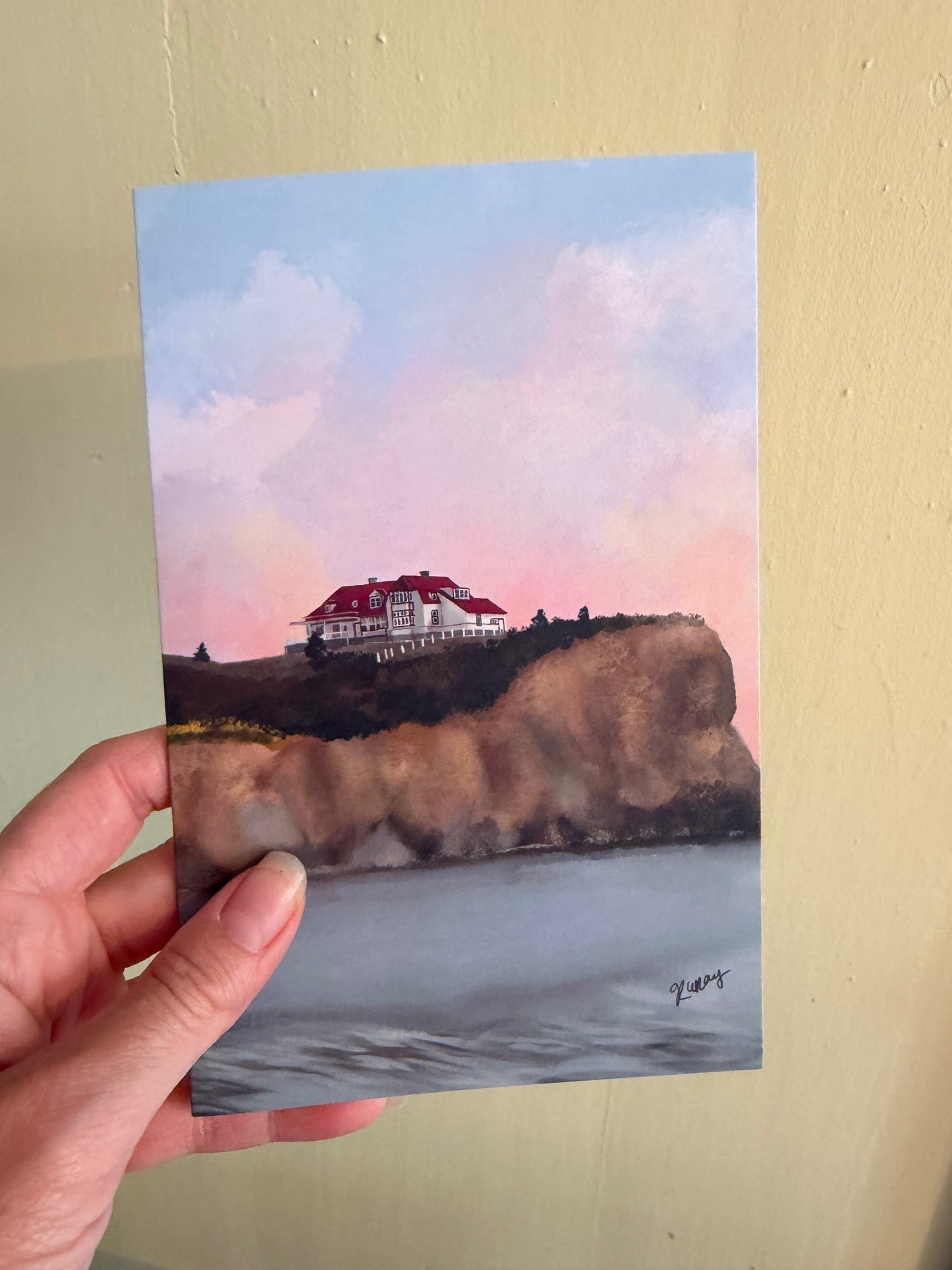 Cartes de souhait (La maison rouge de Percé)
