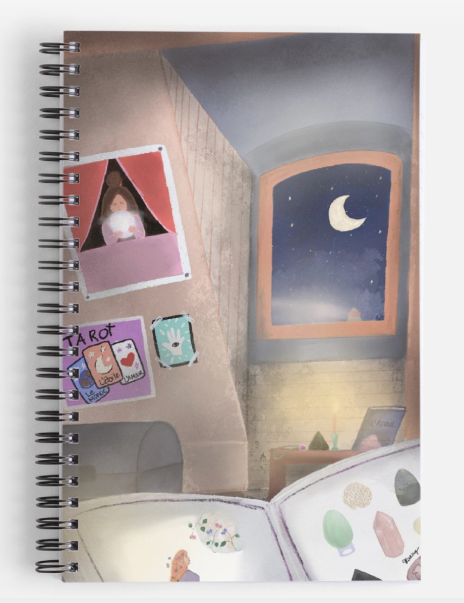 Carnet de notes «Lune & tarot»