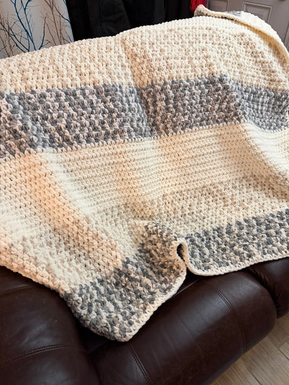 Jetée (couverture) beige/grise