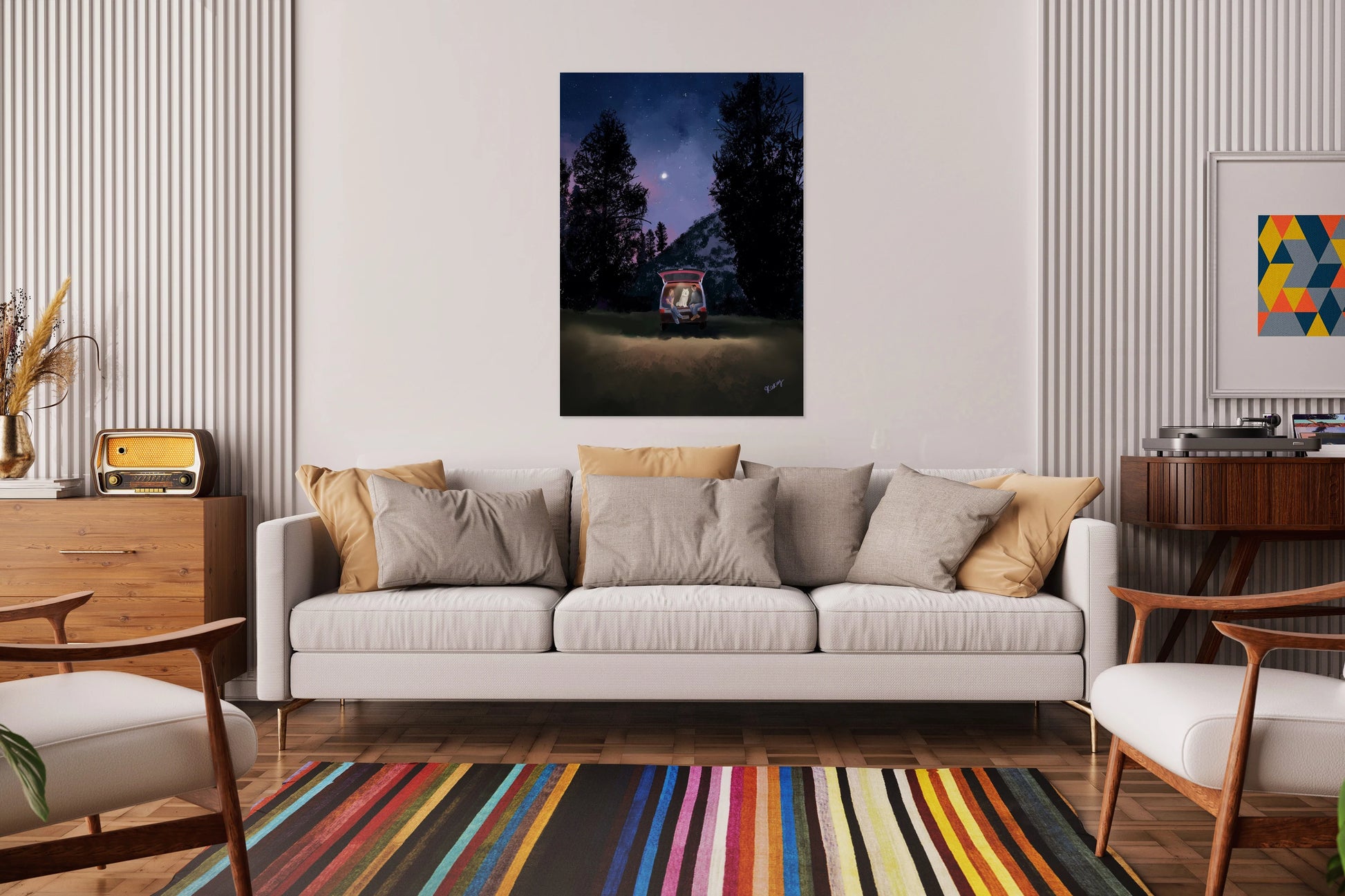 2029985 :: Impression Giclée sur toile étirée