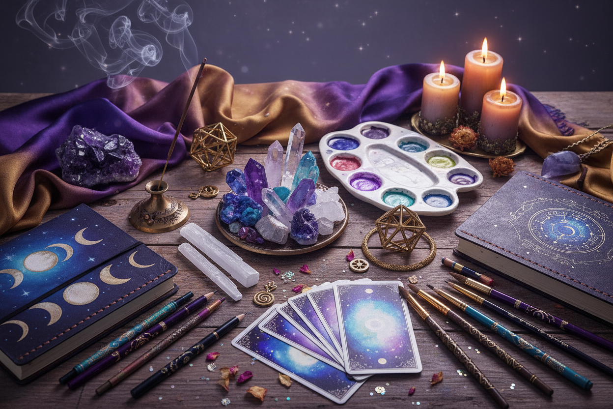 matériel artiste mystique spirituel